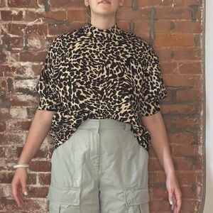 Zara leopard top